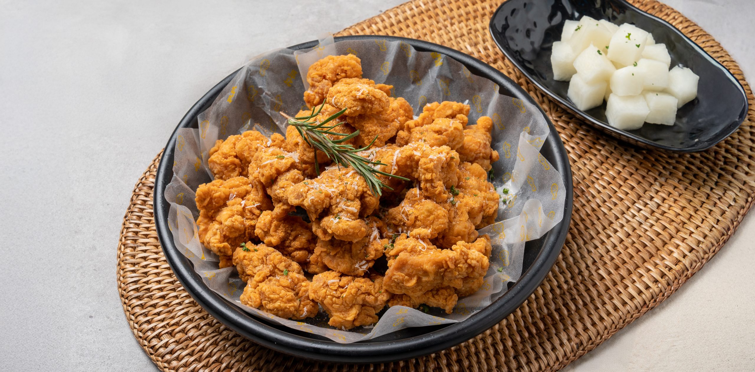 Extra Crispy Korean Garlic Coconut Fried Chicken